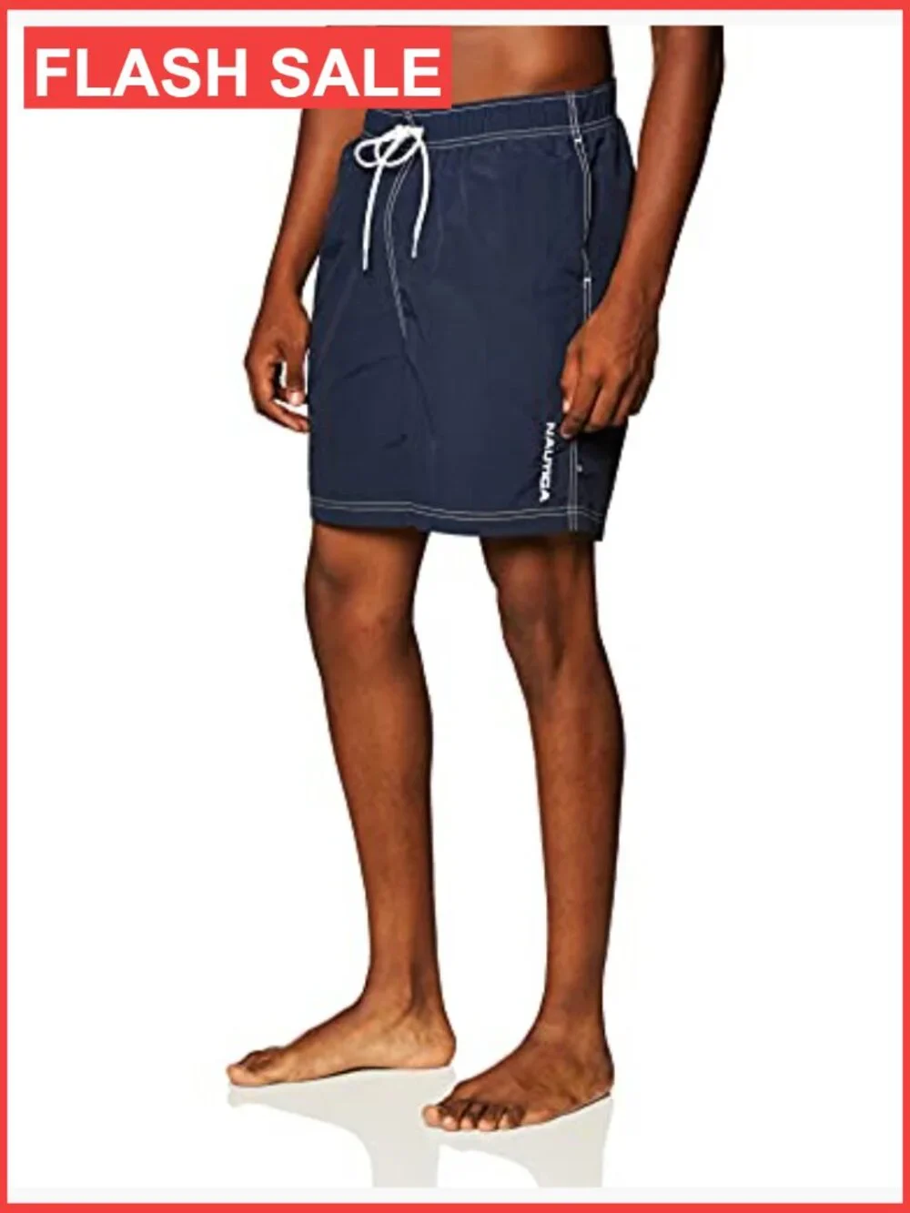 Men's Quick Dry Swim Trunks with Side Pockets - Medium